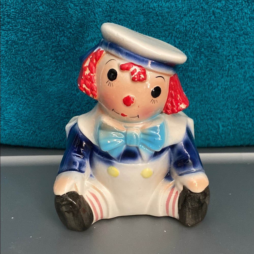 Original Raggedy Ann Planter, Rubens Original 4109 Japan,Ceramic Planter - Picture 1 of 5